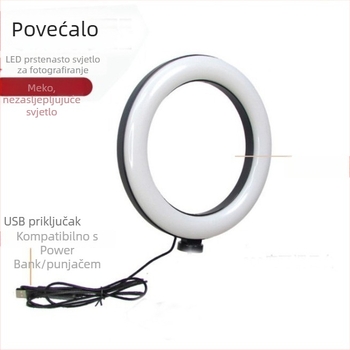 LED klip lupa s LED rasvjetom za manikuru, šivanje, čitanje, popravke i zavarivanje — stolna, visoka definicija, zaštita očiju