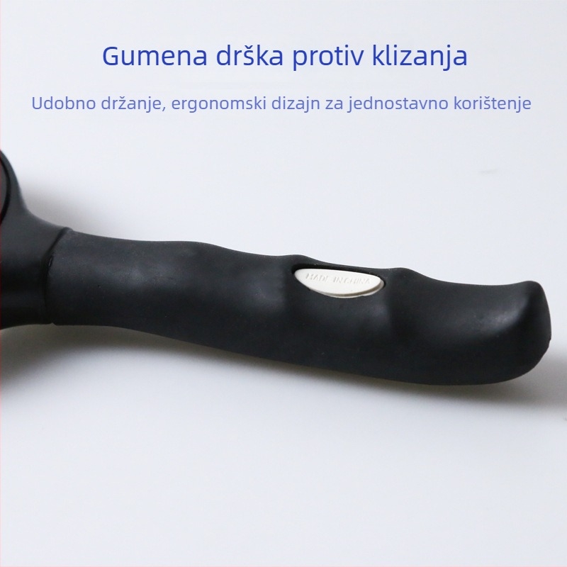 Lupa s gumiranom ručkom za čitanje starijih osoba i dječje istraživanje antičkih artefakata i kulturnih relikvija, 10× povećanje, dvobojna ručka, ručna lupa 100 mm (model 80 mm)