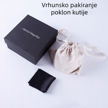 Chuda stolna lupa u obliku para kruha, podloga za papir i tradicionalni kineski dvostruki stihovi, model 66170