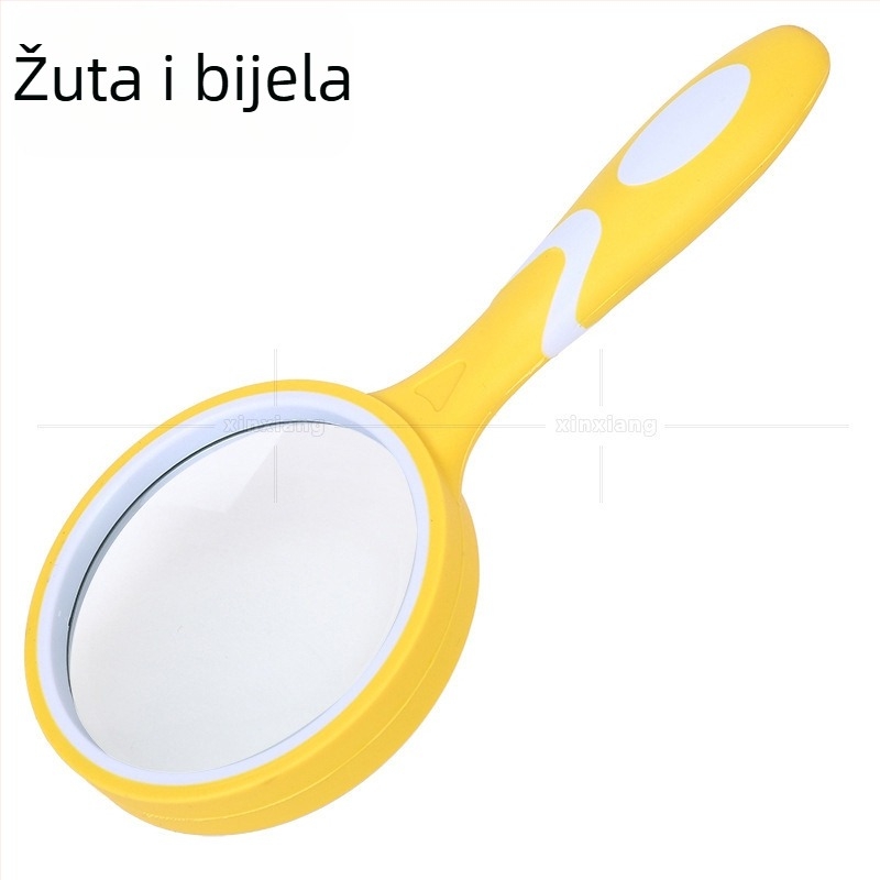 10x optičko povećanje, gumeni protuklizni držač, ručna lupa za čitanje starijih osoba, dostupno u raznim bojama