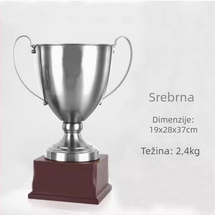 Prilagođeni masivni metalni trofej za e-sportove, košarku i nogomet — nagrada za tim