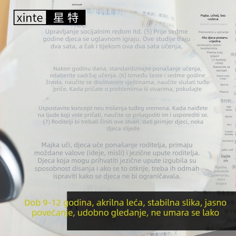 Xingte mikroskop s LED svjetlom, stolni fleksibilni držač cijevi, povećalo tipa S4B-4/S4B-4A/S4B-4B