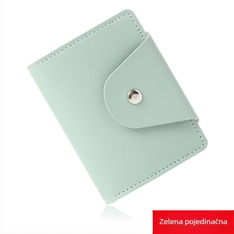 PU kožni kartični novčanik s zaštitom od krađe i magnetskom zaštitom, velika kapaciteta, višestruki džepovi za kartice i osobne dokumente, unisex.