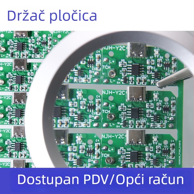 Star Xingte 16129-A Stolna lupa s dvije LED diode, 3x povećanje, klips za pričvršćivanje, metal/plastika/staklena leća