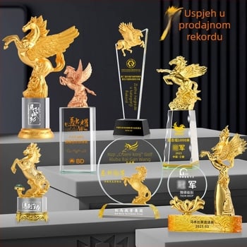 Trofej Godine Konja 2026, kristalno-metalni leteći konj, Nagrada za iznimnog zaposlenika, Spomen kup