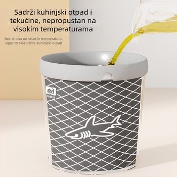 Kućne velike rolnaste vreće za smeće, vreće u stilu prsluka, debeli, za izvlacenje, 200 komada, pakiranje u kartonskoj kutiji