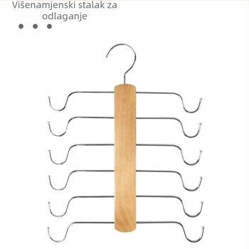 Višeslojna vješalica za donje rublje, metalna vješalica za grudnjake i majice