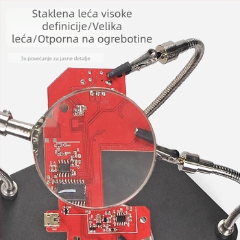 Univerzalni pomoćni držač za stanicu za lemljenje, za popravak i lemljenje PCB-a, visoka razlučivost lemljenja, radna ploča PCB za mobitele