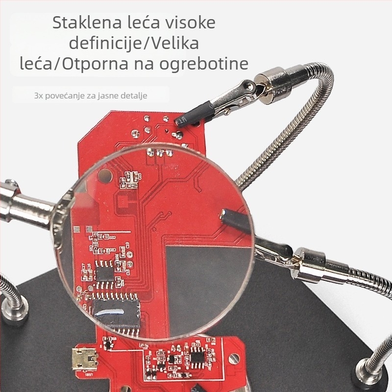 Univerzalni pomoćni držač za stanicu za lemljenje, za popravak i lemljenje PCB-a, visoka razlučivost lemljenja, radna ploča PCB za mobitele