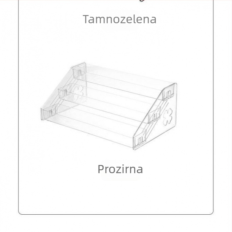 Stolna kutija za pohranu s više odjeljaka za dom i dnevni boravak, držač za daljinski i organizator kozmetike.