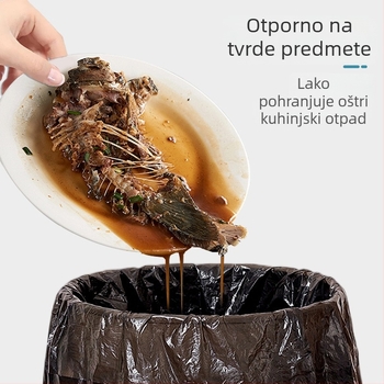 Debele kućne vrećice za otpad s ručkom, velike za kuhinju i kupaonicu, plastične vrećice