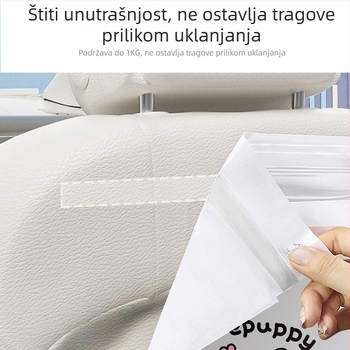 Ljepljiva vrećica za otpad na stol s crtić motivom – za učenike, domove, ure i automobile