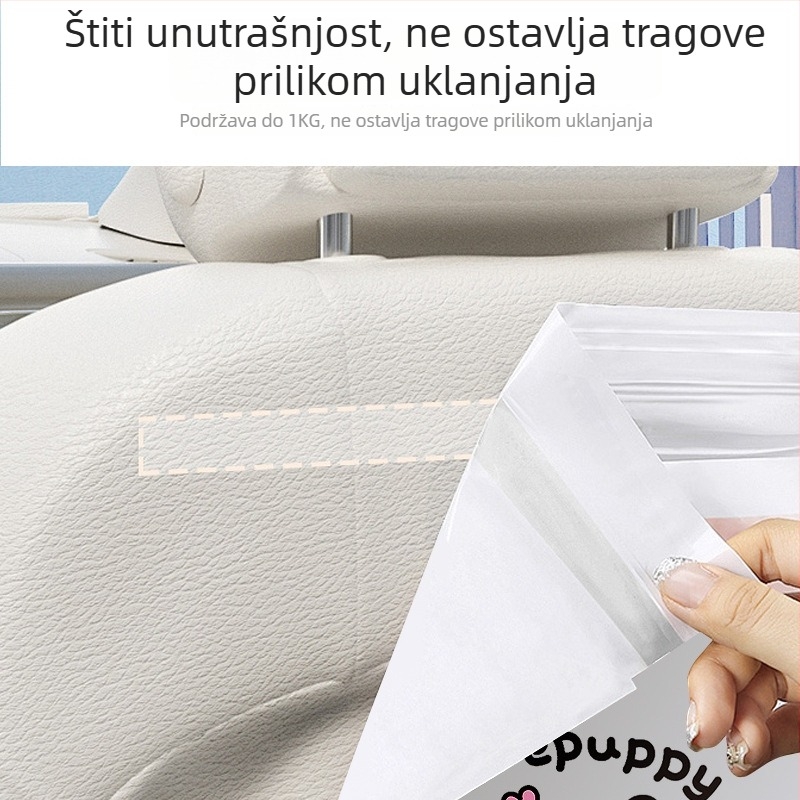Ljepljiva vrećica za otpad na stol s crtić motivom – za učenike, domove, ure i automobile