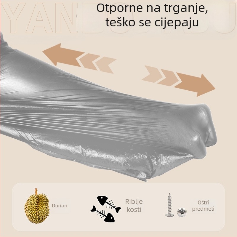 Vreće za smeće u stilu veste, debele, jednokratne, u rolnama, za kućnu upotrebu