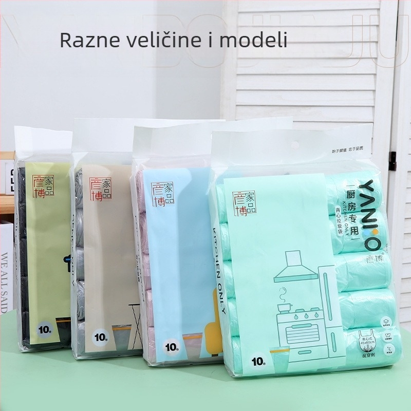 Vreće za smeće u stilu veste, debele, jednokratne, u rolnama, za kućnu upotrebu