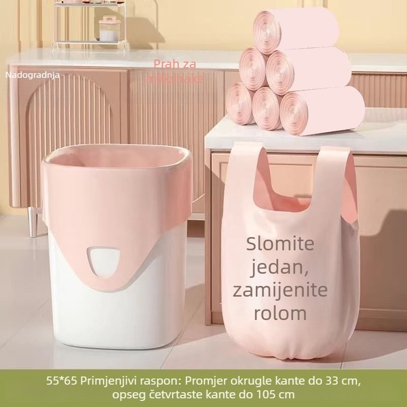 Debljane vrećice za smeće za kućnu upotrebu, torba u stilu prsluka za domove, studentski povoljni paket