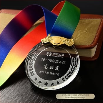 Prilagođena metalna medalja za sportske događaje – maraton i školske igre