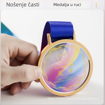 Prilagođena metalna medalja za sportske događaje – maraton i školske igre