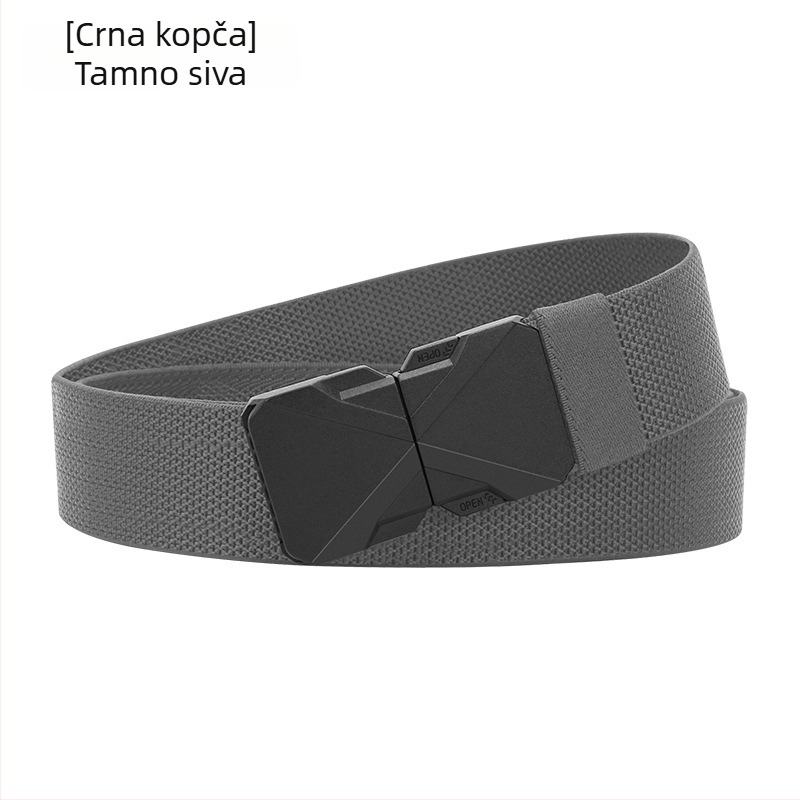 Pleteni univerzalni pojas s kopčom za brzo otpuštanje od legure, vanjski taktički pojas, sportski stil