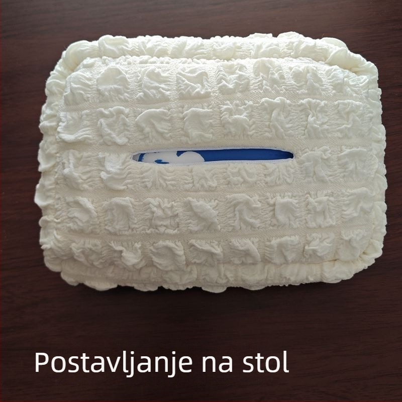 Kutija maramica za unutrašnjost automobila, platnen držač maramicama, viseći spremnik za auto dodatke, torbica za maramice u automobilu