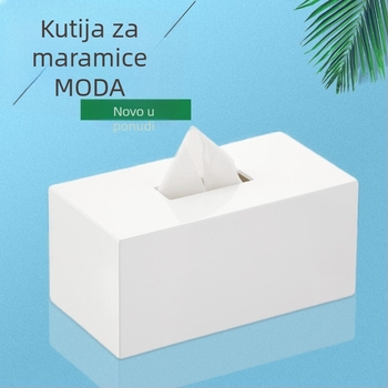 Kutija za maramice s visoko sjajnim PU premazom – za ured, kuću, hotel i restoran, moderna i izdržljiva za dnevni boravak i automobil