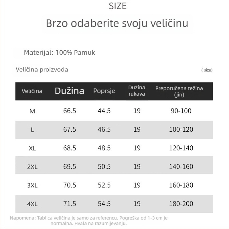 Muška majica od 100% pamuka s V izrezom, ljeto, uski kroj, jednobojna boja, casual stil, korejski stil