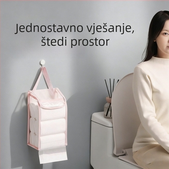 Prozirna zidna torbica za papirnate maramice – kućna kutija za papirnate ubruse, vodootporna i otporna na vlagu