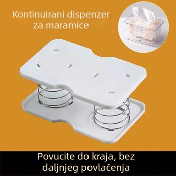 Držač maramica s opružnim mehanizmom i automatskim podizanjem
