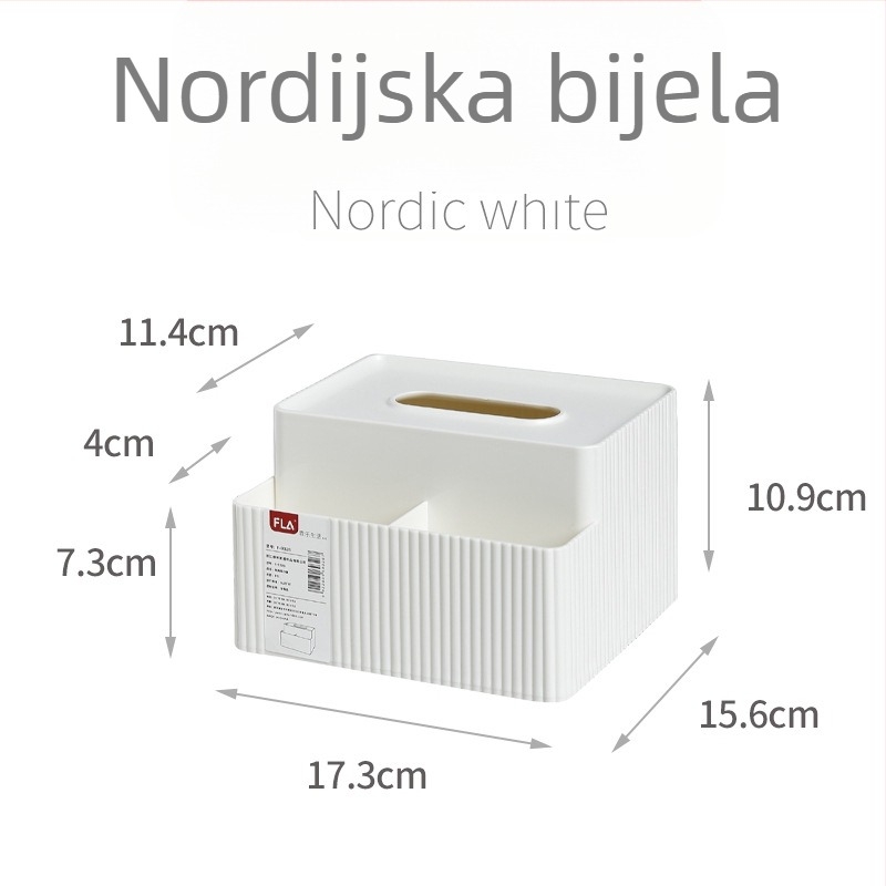 Nordijski minimalistički kutija za papirnate maramice, višenamjenski spremnik za dom, dnevni boravak i blagovaonu