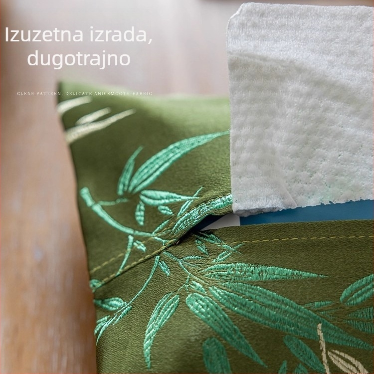 Novi kineski stil čajne sobe — platnena kutija za maramice, zidni nosač za stražnje sjedalo automobila, kuhinjska kutija za maramice, vrhunska kvaliteta