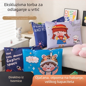 Dječja torba za skladištenje deke, vodootporna Oxford tkanina, organizator za odjeću i posteljinu, s ručkom
