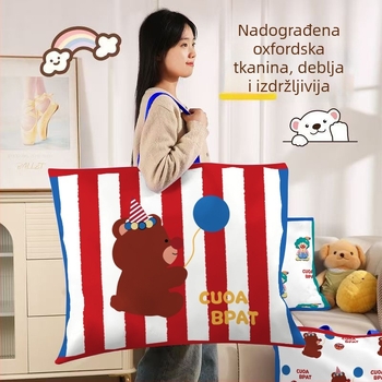 Torba za pohranu deke za djecu – otporna na prašinu, vodootporna, velika kapaciteta, crtani dizajn