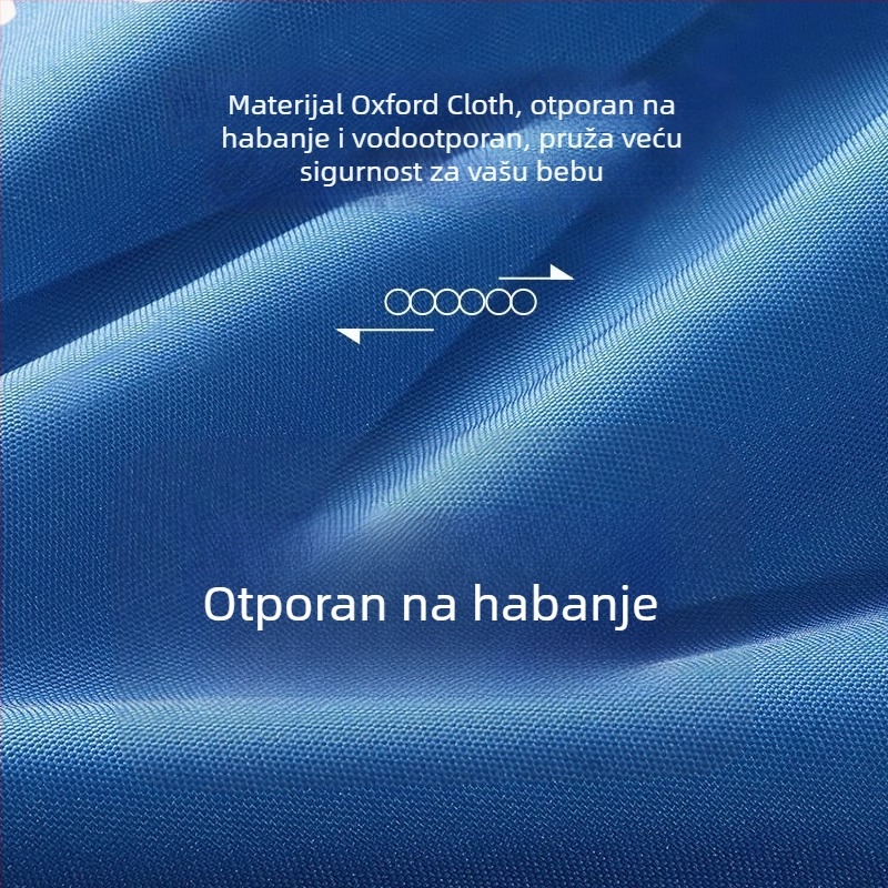 Dječja torba za pohranu deke, vodootporna Oxford tkanina, kubni oblik