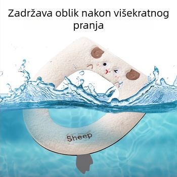 Debeli topli ljepljivi jastučić za zahod s crtić motivom, vodootporan, za kućnu upotrebu