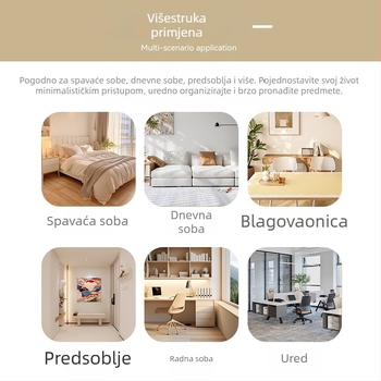 Željezni koš za alate – američki retro stil, stolni organizator s držačem visećih biljaka