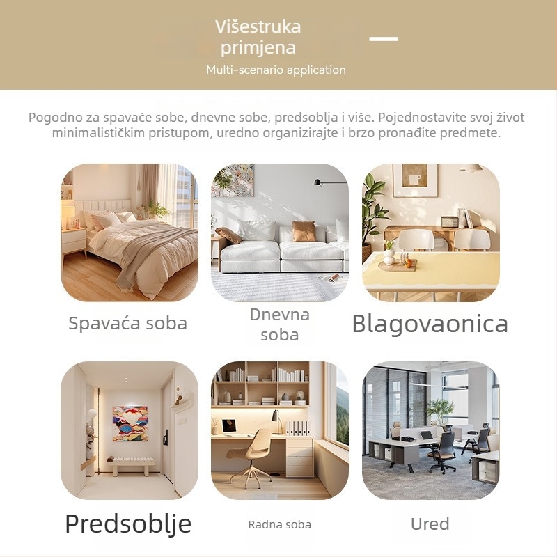 Željezni koš za alate – američki retro stil, stolni organizator s držačem visećih biljaka