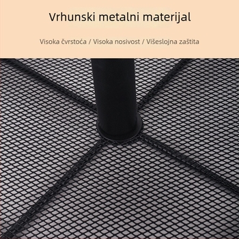 Moderna minimalistička stolna košara za pohranu, velika željezna košara u nordijskom stilu za voće s prozračnom mrežicom, koš za kruh