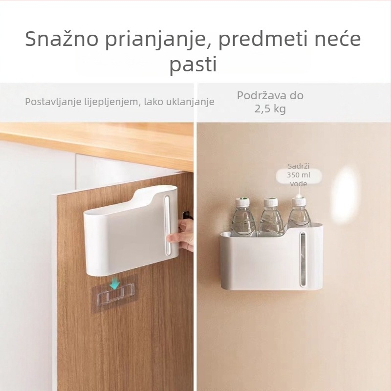Zidni organizator iza vrata ormara za vrećice za smeće, foliju i plastične vrećice