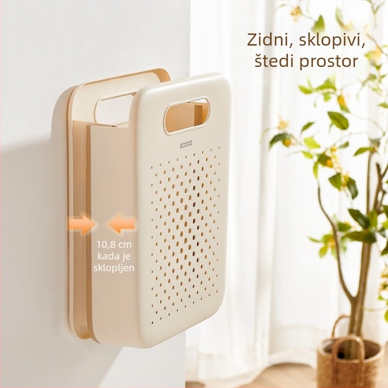 Sklopivi koš za prljavo rublje s odjeljkom za kupaonicu