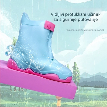 Dječje kišne čizme i navlake za stopala — vodootporne, protuklizne, debele i otporne na habanje, za dječake i djevojčice