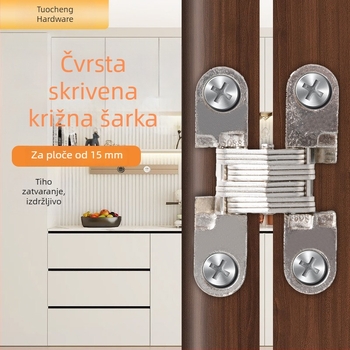 Teški skriveni križni panti za vrata ormara