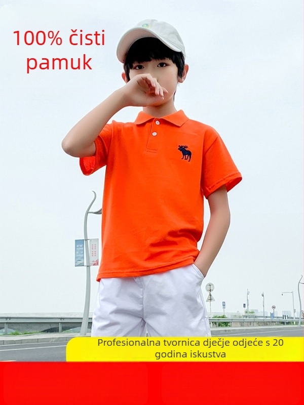 Dječje polo majice kratkih rukava, 100% pamuk piké, ljeto