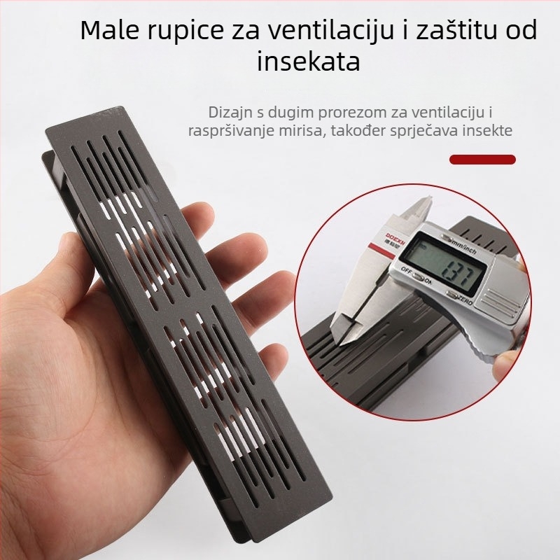 Prozračna mreža od aluminijske legure za ormariće i ormariće za cipele, ventilacijski otvori 18 i 22 panela, dekorativni poklopac za rasipanje topline