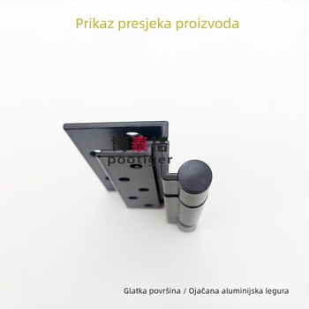 50 šarki za prozore i vrata od aluminijske legure, za drvena vrata i prozore, stil laganog luksuza