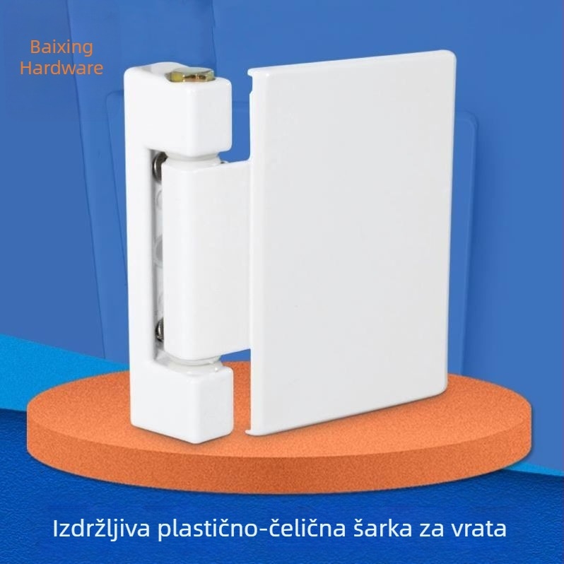 Klasični plastično-čelični šarki za unutarnje i vanjske plosne vrata i prozore, nosive šarke s velikom pločom