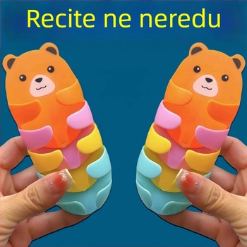 Kuhinjska kuka za kablove u obliku medvjeda, bez bušenja, ljepilo za pločice visoke adhezije