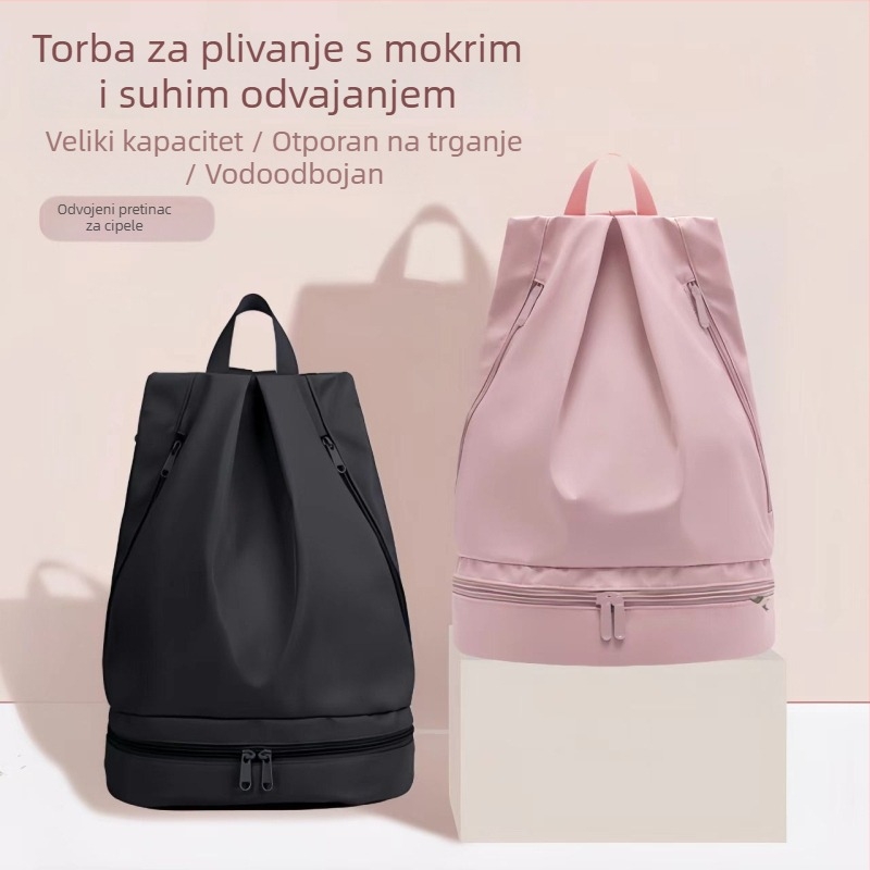 Vodootporna torba za plivanje s odjeljkom za mokro i suho te džepom za telefon