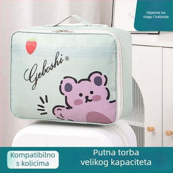 Putna torba za pohranu, kratka putovanja, višenamjenski organizator odjeće, prijenosna torba velikog kapaciteta, vodootporna