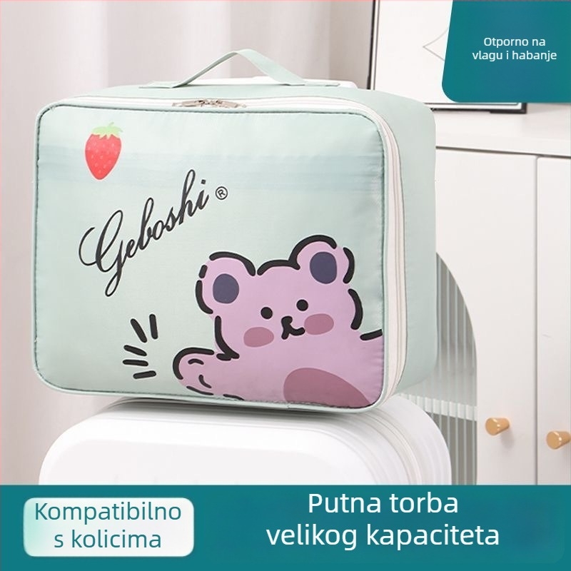 Putna torba za pohranu, kratka putovanja, višenamjenski organizator odjeće, prijenosna torba velikog kapaciteta, vodootporna