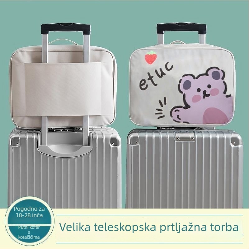 Putna torba za pohranu, kratka putovanja, višenamjenski organizator odjeće, prijenosna torba velikog kapaciteta, vodootporna